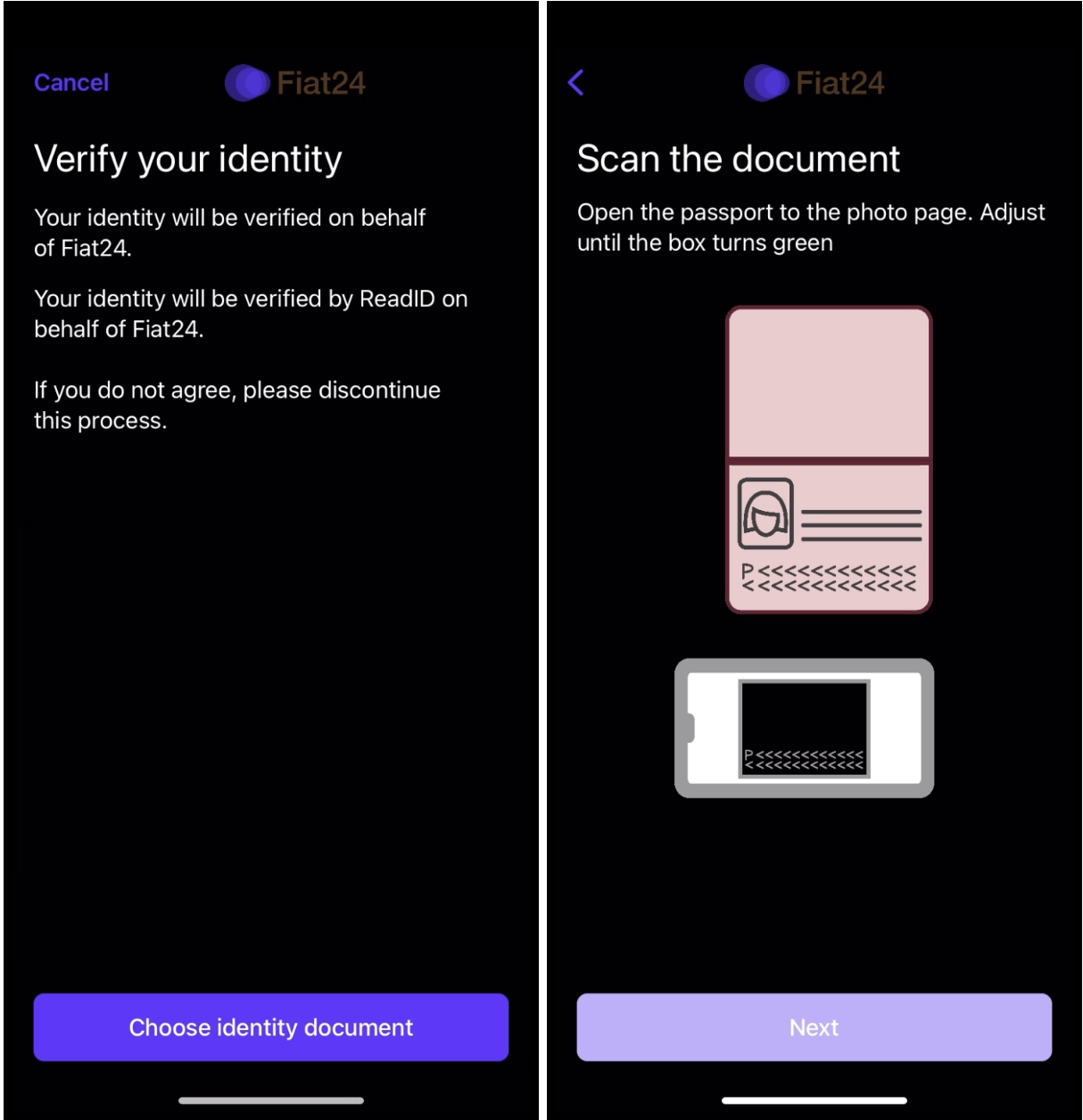 ReadID 扫描护照与人脸识别完成 KYC
